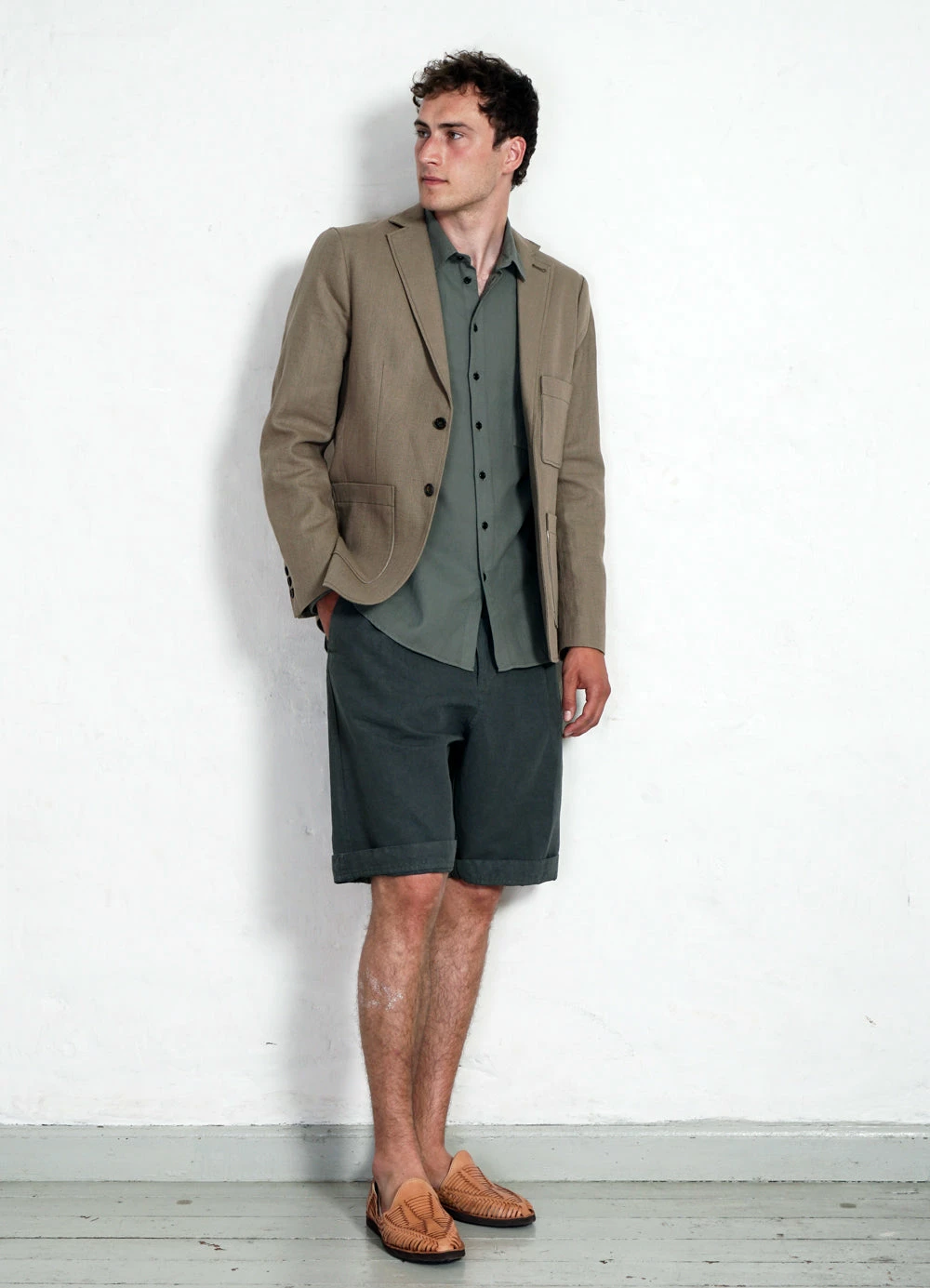 HANSEN GARMENTS HENNING | Casual Classic Shirt | Eucalyptus - Image 2