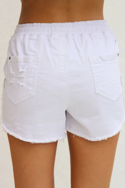 Dionne Shorts WHITE - Image 7
