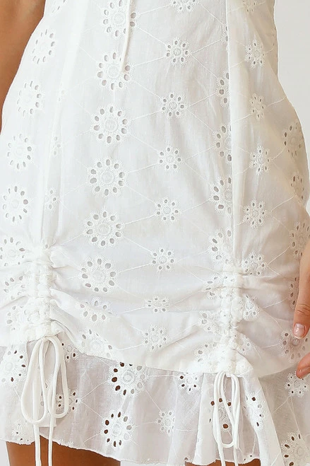 Hope Mini Dress WHITE - Image 12