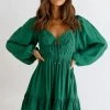 Danny Dress FOREST GREEN