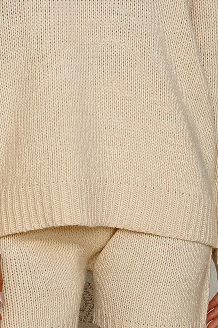 Josie Knit Shorts BEIGE - Image 17