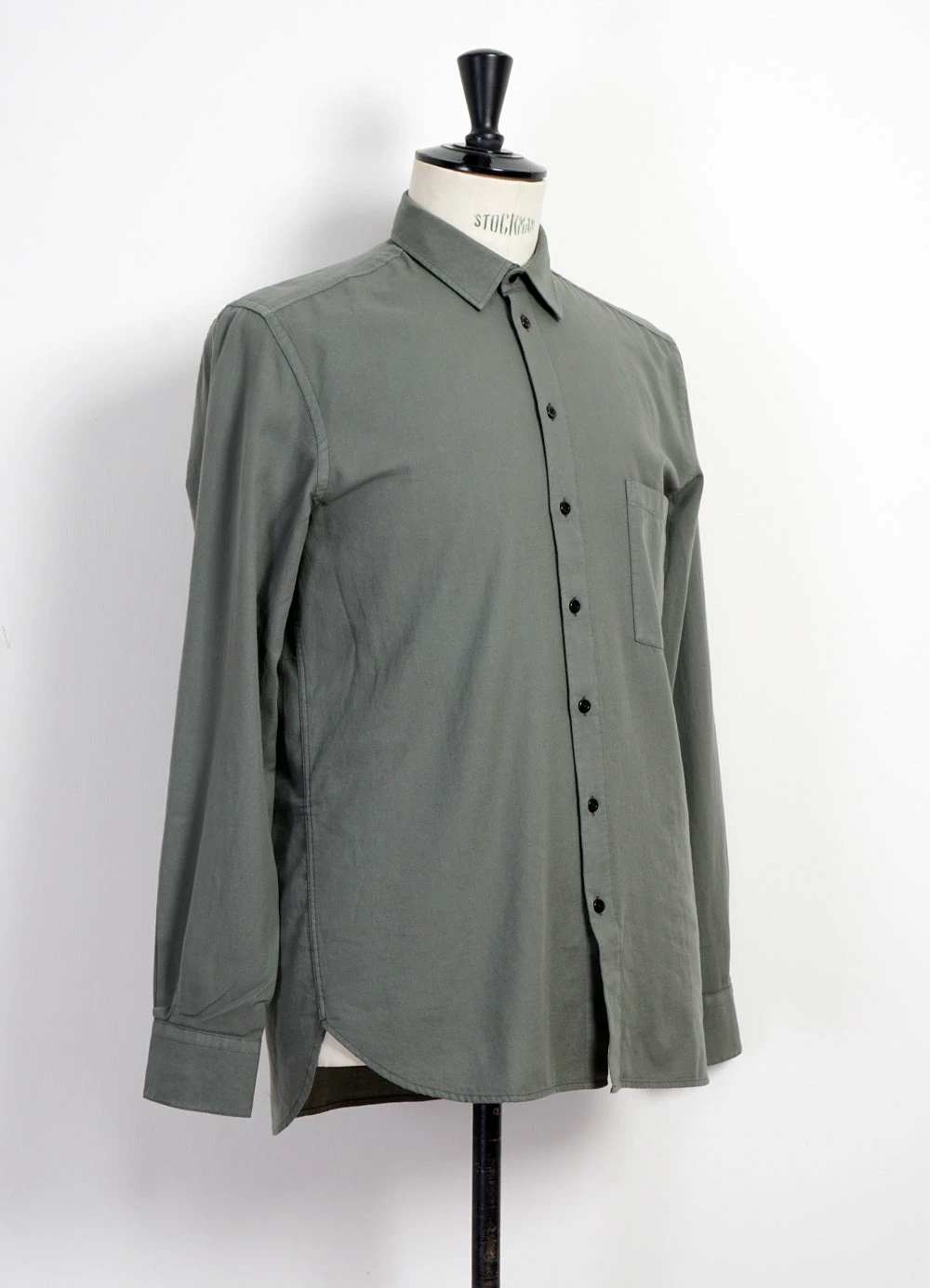 HANSEN GARMENTS HENNING | Casual Classic Shirt | Eucalyptus - Image 3