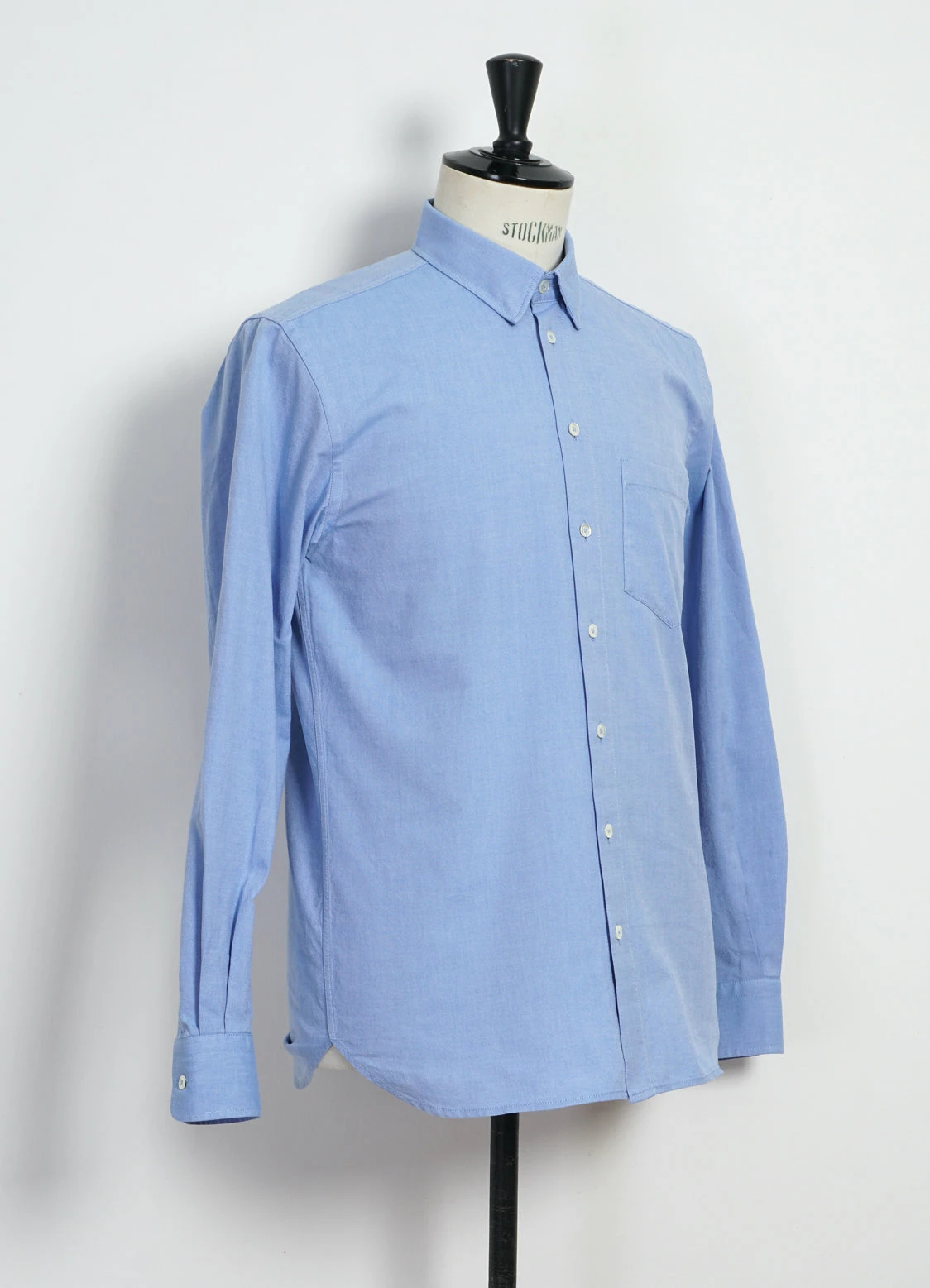HANSEN GARMENTS HAAKON | Hidden Button Down Shirt | Blue - Image 2
