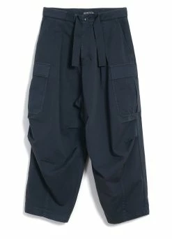 HANSEN GARMENTS BENNY | Super Wide Ballon Trousers | Blue Grey