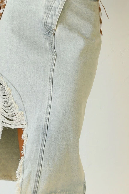 Pia Denim Skirt VINTAGE WASH - Image 11