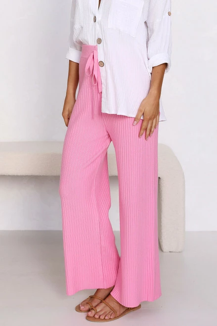 Levi Knit Pants PINK - Image 2
