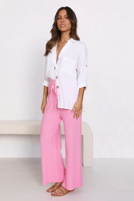 Levi Knit Pants PINK - Image 6