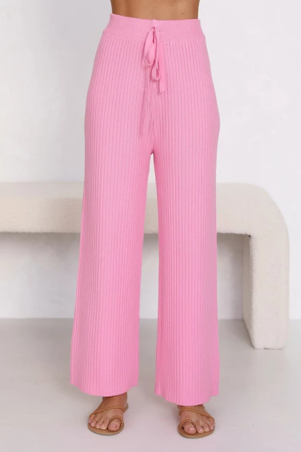 Levi Knit Pants PINK - Image 9