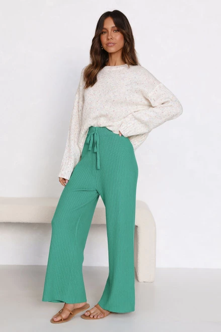 Levi Knit Pants TEAL - Image 8