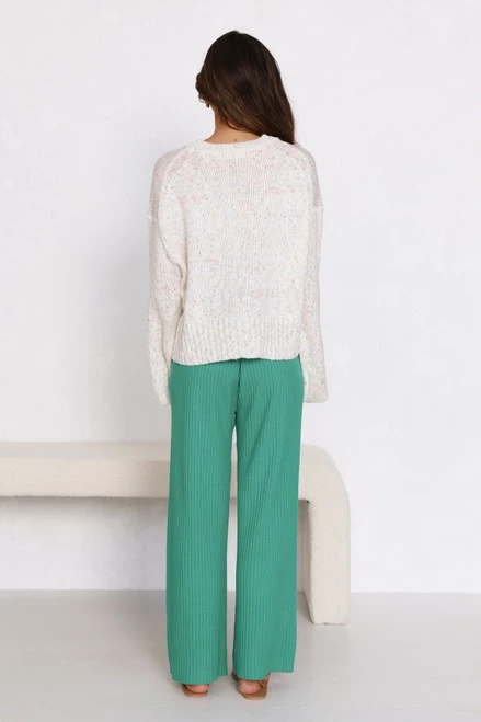 Levi Knit Pants TEAL - Image 9