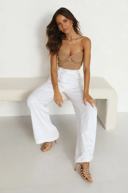 Carlee Pants WHITE - Image 2