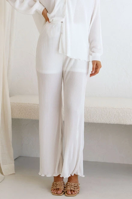 Adira Pants WHITE - Image 3