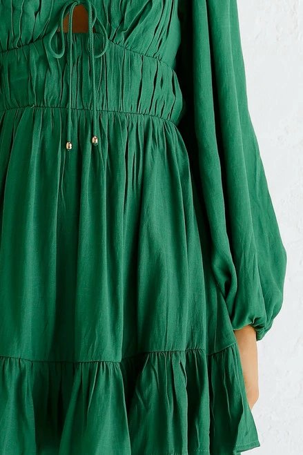 Danny Dress FOREST GREEN - Image 11