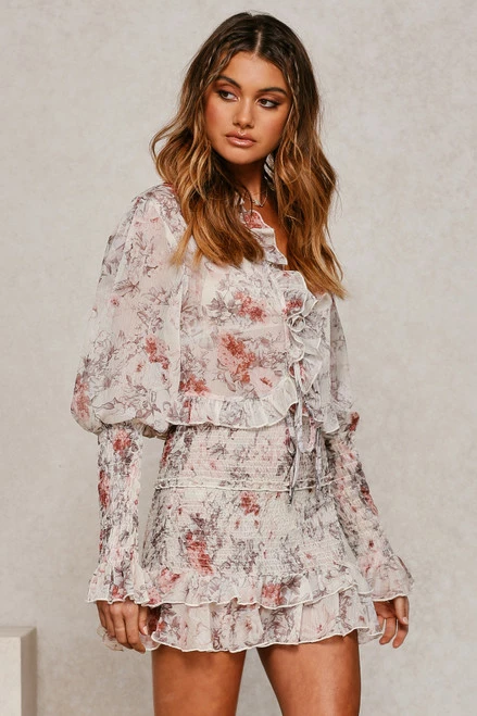 Dreamz Skirt CREAM FLORAL - Image 4