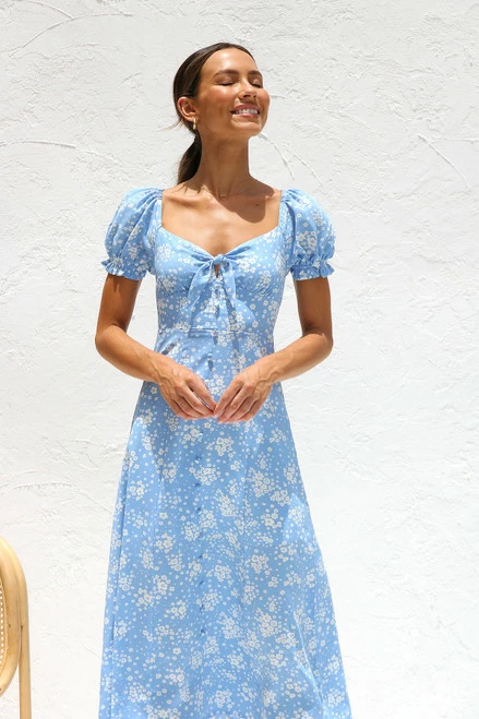 Kodie Dress BLUE FLORAL - Image 2