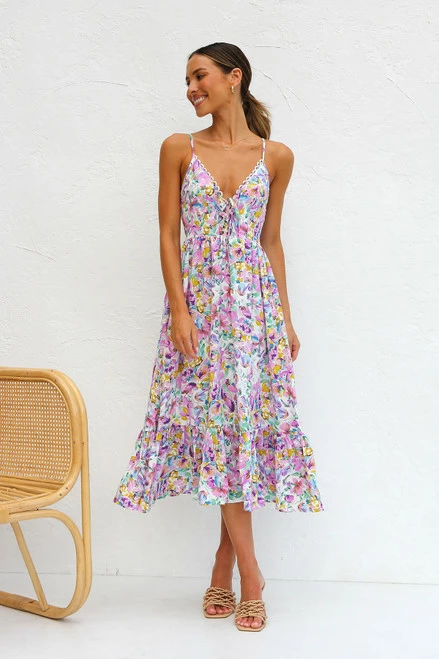 Ellie Dress PURPLE MULTI - Image 7