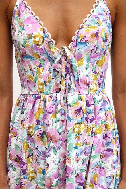 Ellie Dress PURPLE MULTI - Image 9