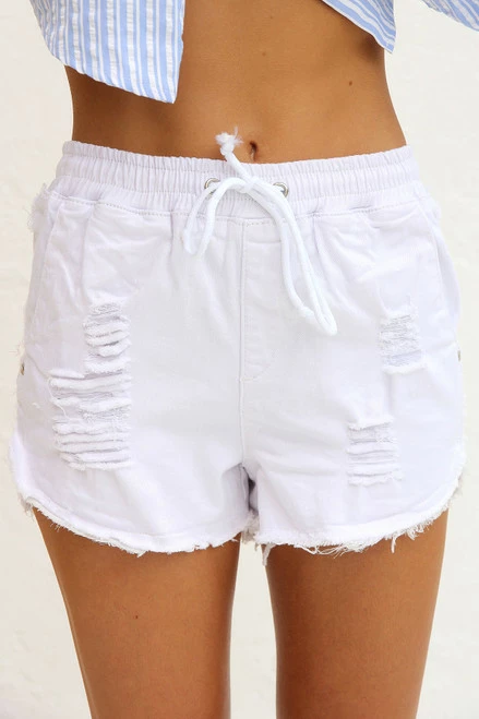 Dionne Shorts WHITE - Image 6