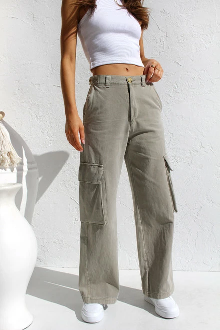 Sara Pants KHAKI - Image 4