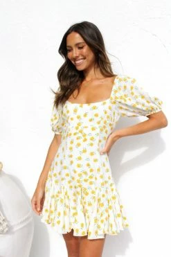 Minnie Dress YELLOW FLORAL