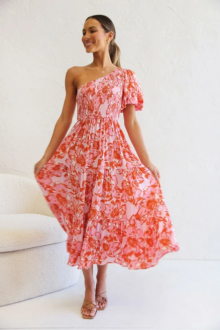 Saraya Dress PINK FLORAL - Image 3