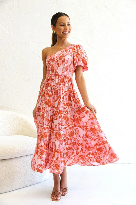 Saraya Dress PINK FLORAL - Image 2