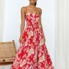 Havana Dress RED FLORAL