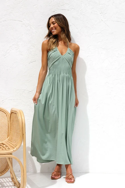 Angeline Dress SAGE - Image 4