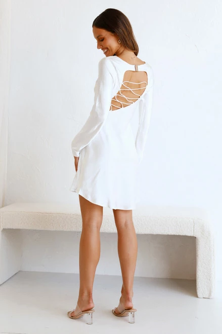 Hineira Dress WHITE - Image 6