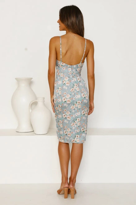 Taya Dress BLUE FLORAL - Image 6