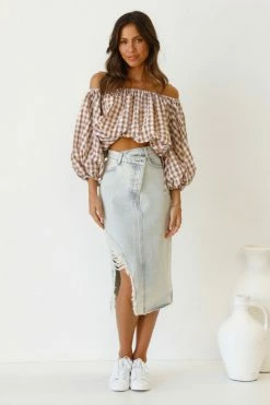 Pia Denim Skirt VINTAGE WASH