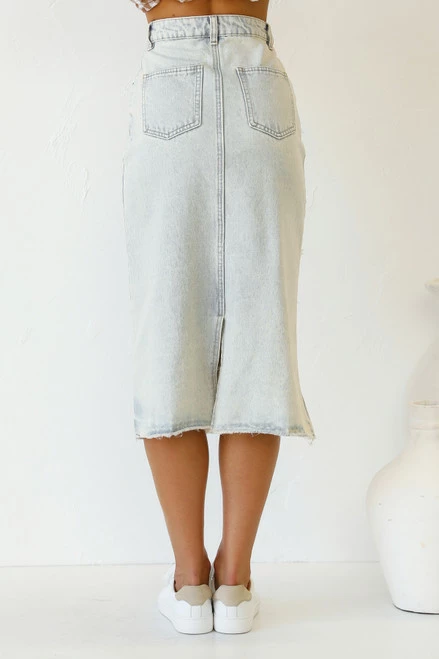 Pia Denim Skirt VINTAGE WASH - Image 10