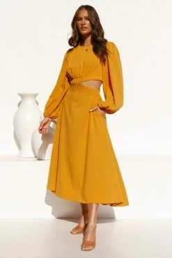 Nolan Dress MUSTARD