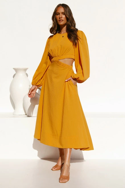 Nolan Dress MUSTARD