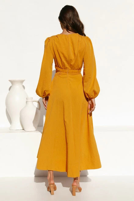 Nolan Dress MUSTARD - Image 4