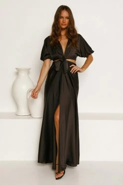 Sylvia Maxi Dress BLACK