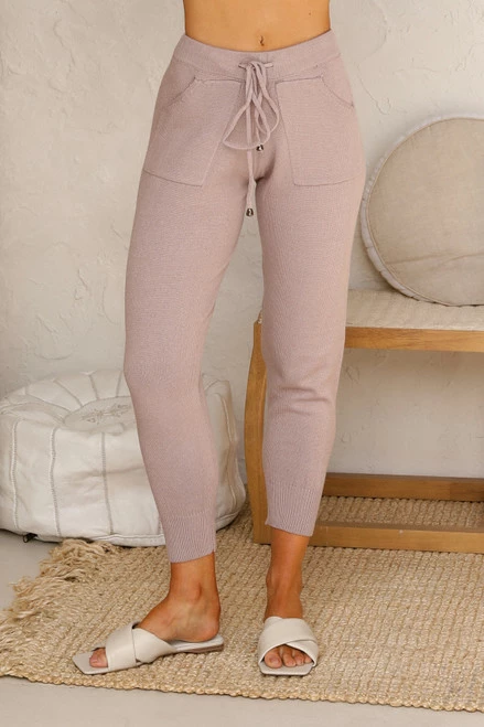 Hartley Knit Pants MAUVE - Image 9