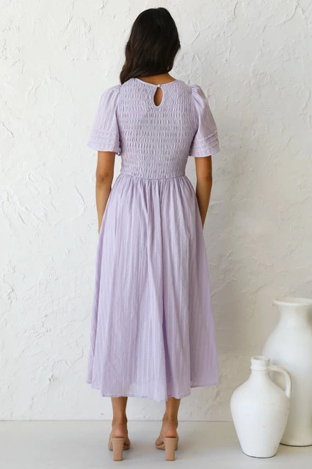 Macy Midi Dress LILAC - Image 6