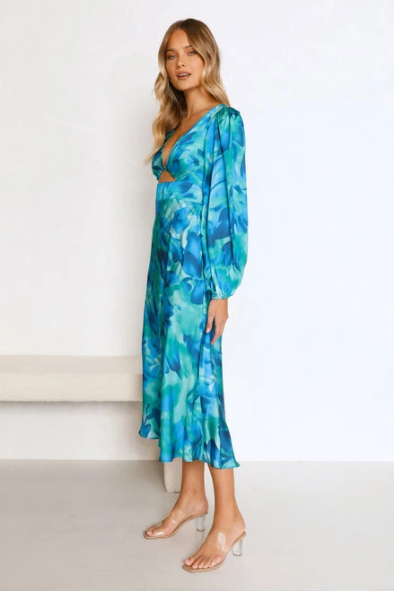 Bronti Dress BLUE MULTI - Image 2