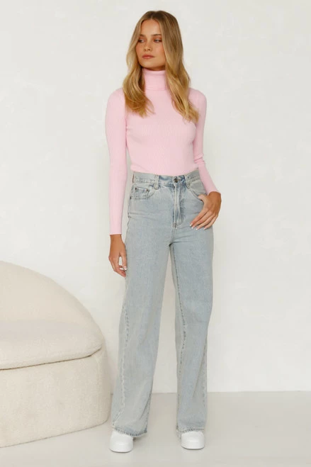 Shiloh Knit Top PINK - Image 5