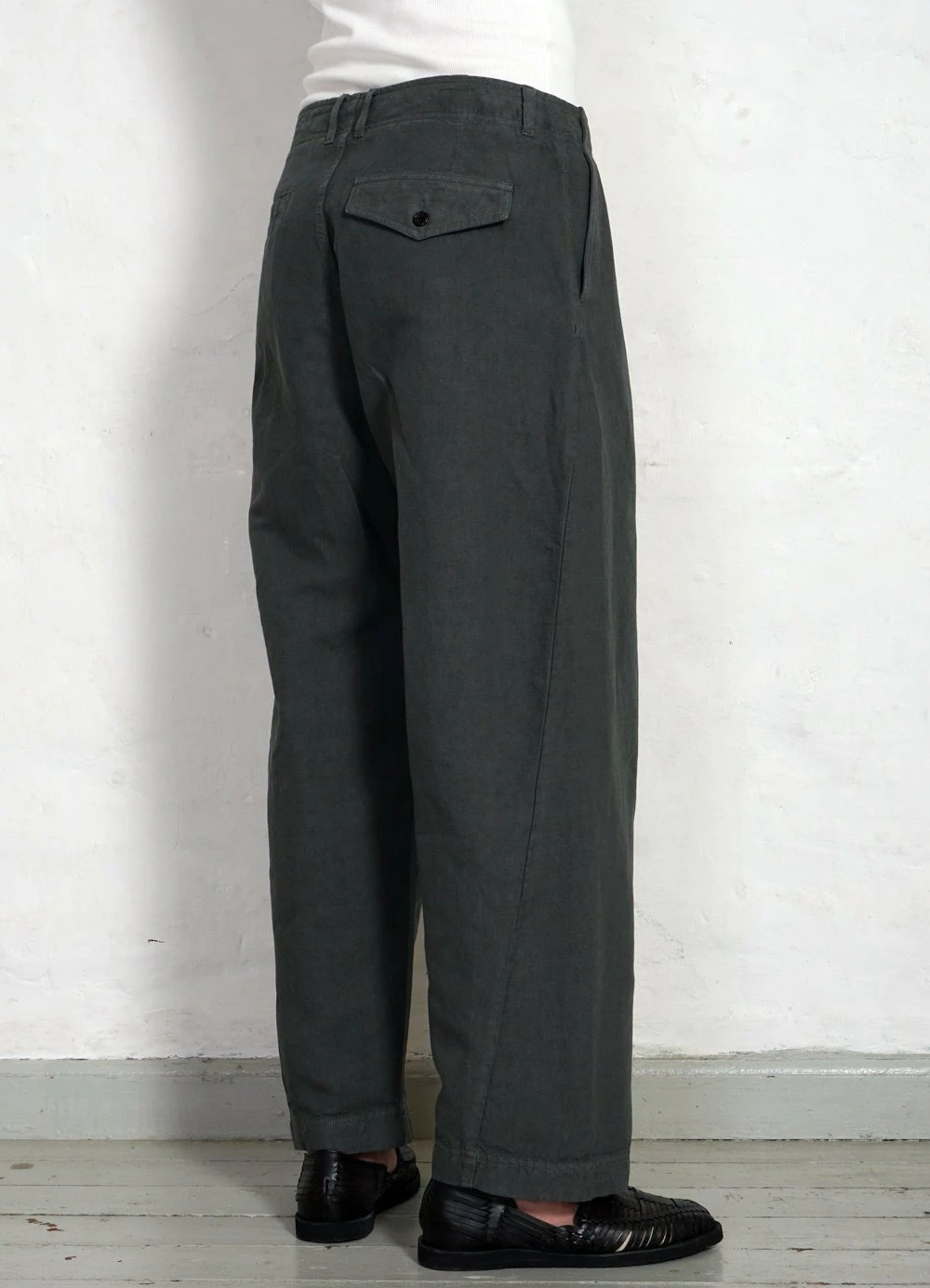 HANSEN GARMENTS BOBBY | Super Wide Pleated Trousers | Oxidized - Image 4