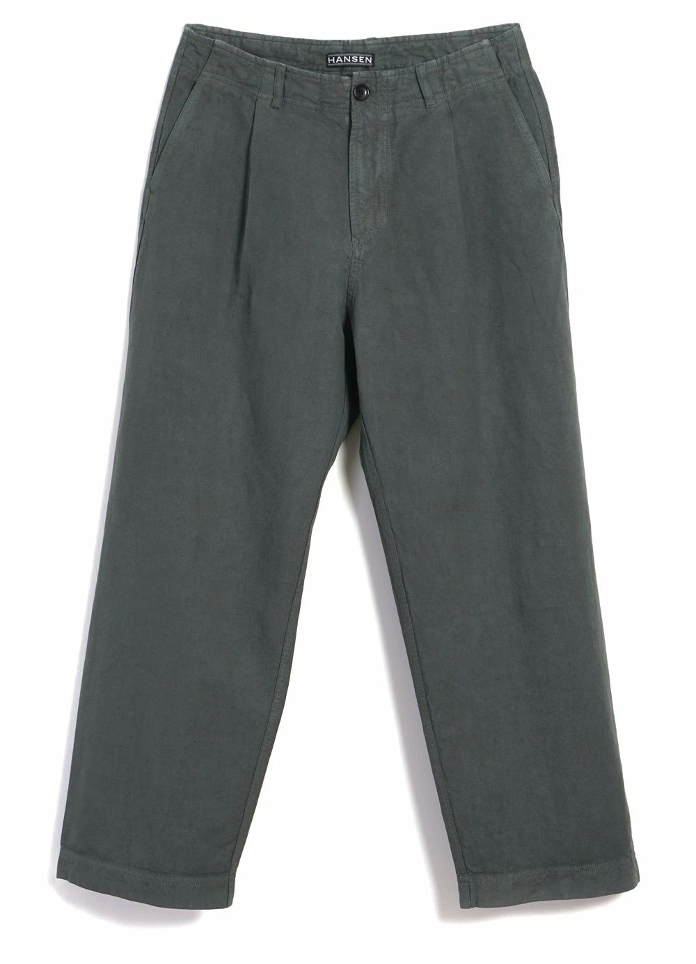 HANSEN GARMENTS BOBBY | Super Wide Pleated Trousers | Oxidized