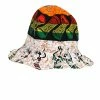 Monitaly FLOP HAT | African Wax Block Print Hat | Rasta