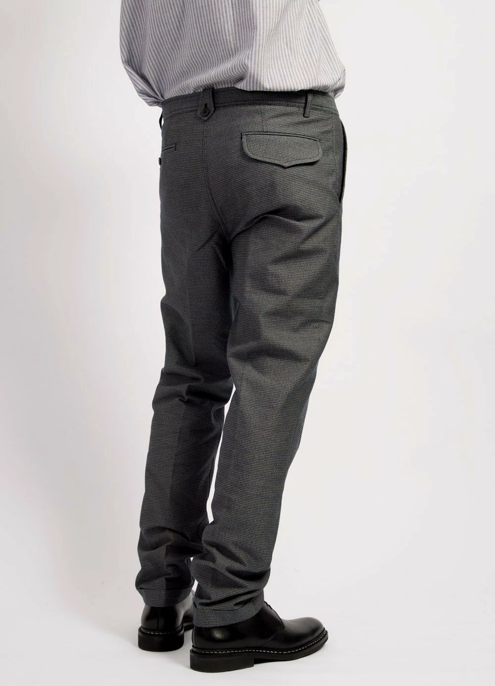 HANSEN GARMENTS FRANK | Regular Fit Trousers | Indigo Grey - Image 3