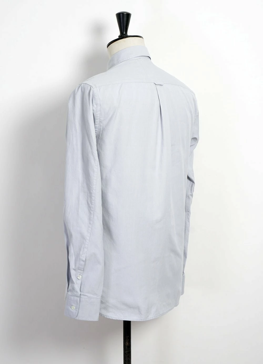 HANSEN GARMENTS HAAKON | Hidden Button Down Shirt | Silver - Image 3