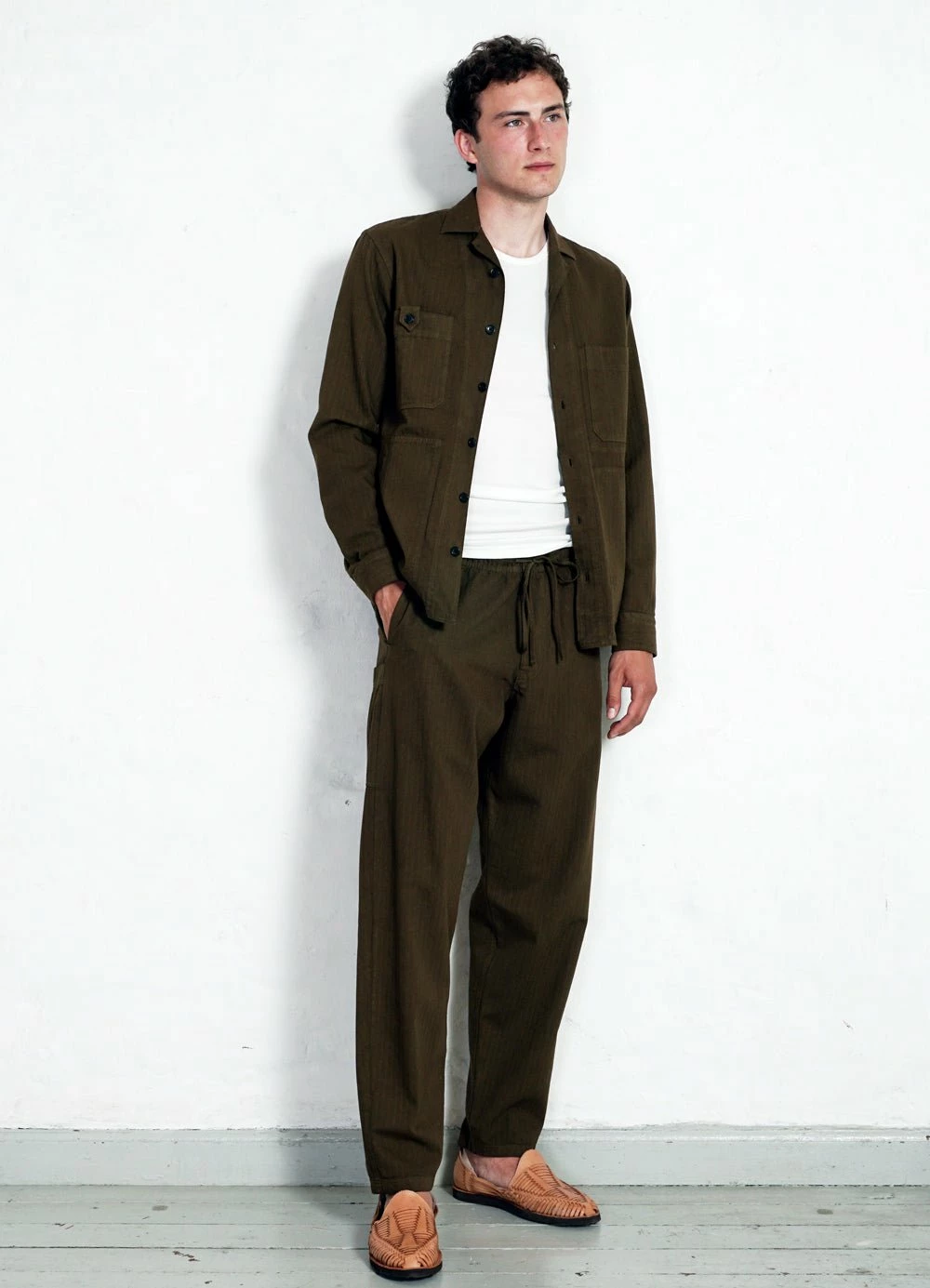 HANSEN GARMENTS JACK | Casual Drawstring Pants | Plant - Image 7