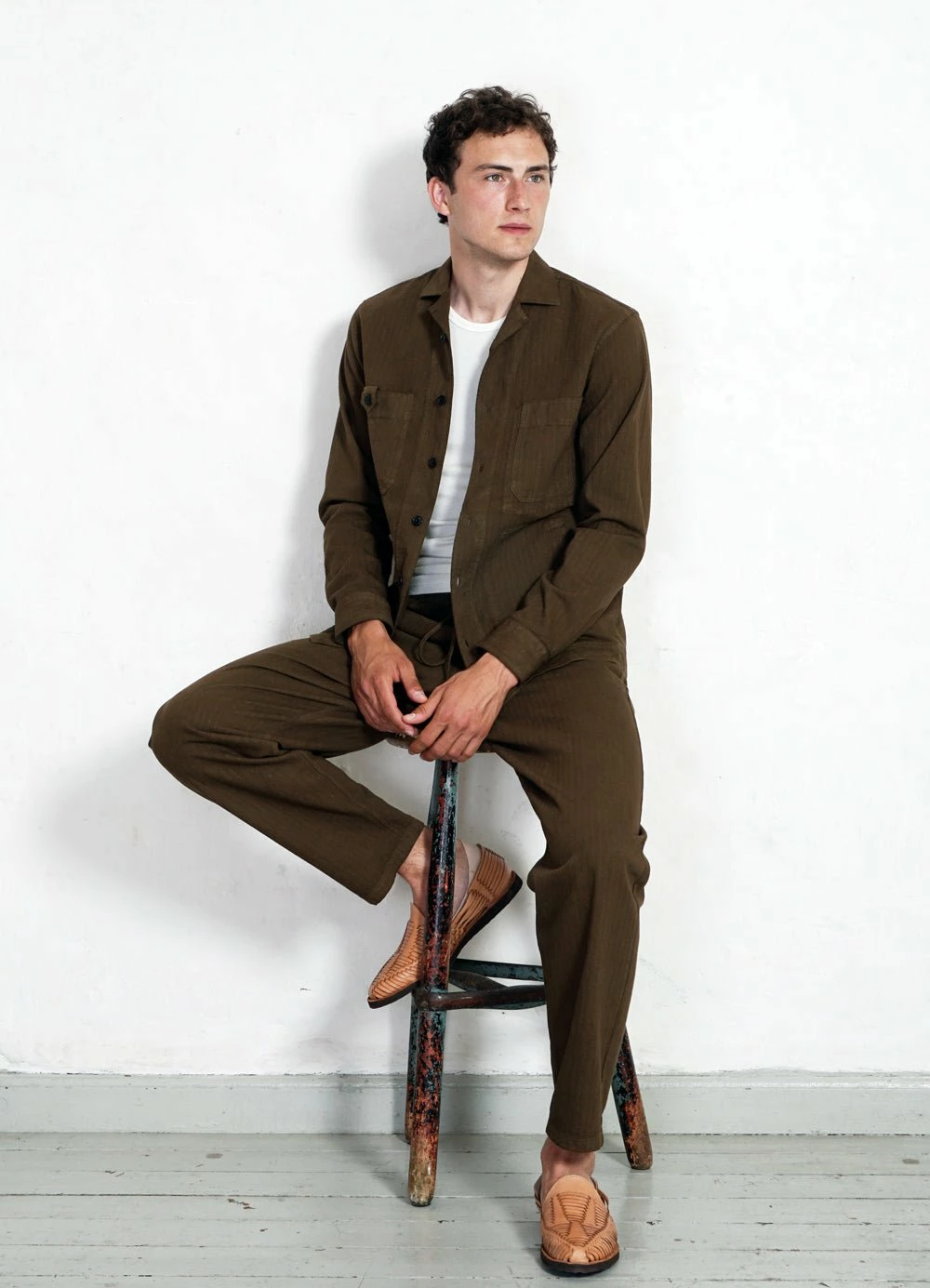 HANSEN GARMENTS JACK | Casual Drawstring Pants | Plant - Image 8