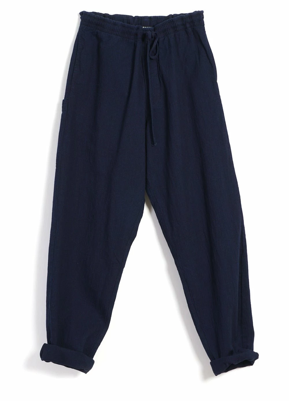 HANSEN GARMENTS JACK | Casual Drawstring Pants | Waffle Indigo - Image 3