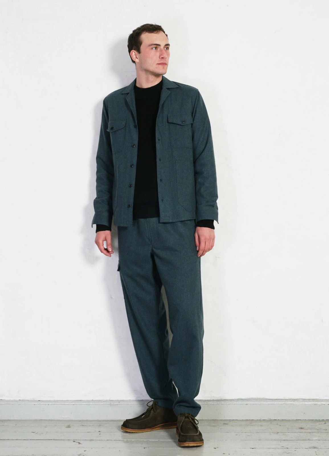 HANSEN GARMENTS JIMMY | Casual Cargo Drawstring Pants | Moss Green - Image 4