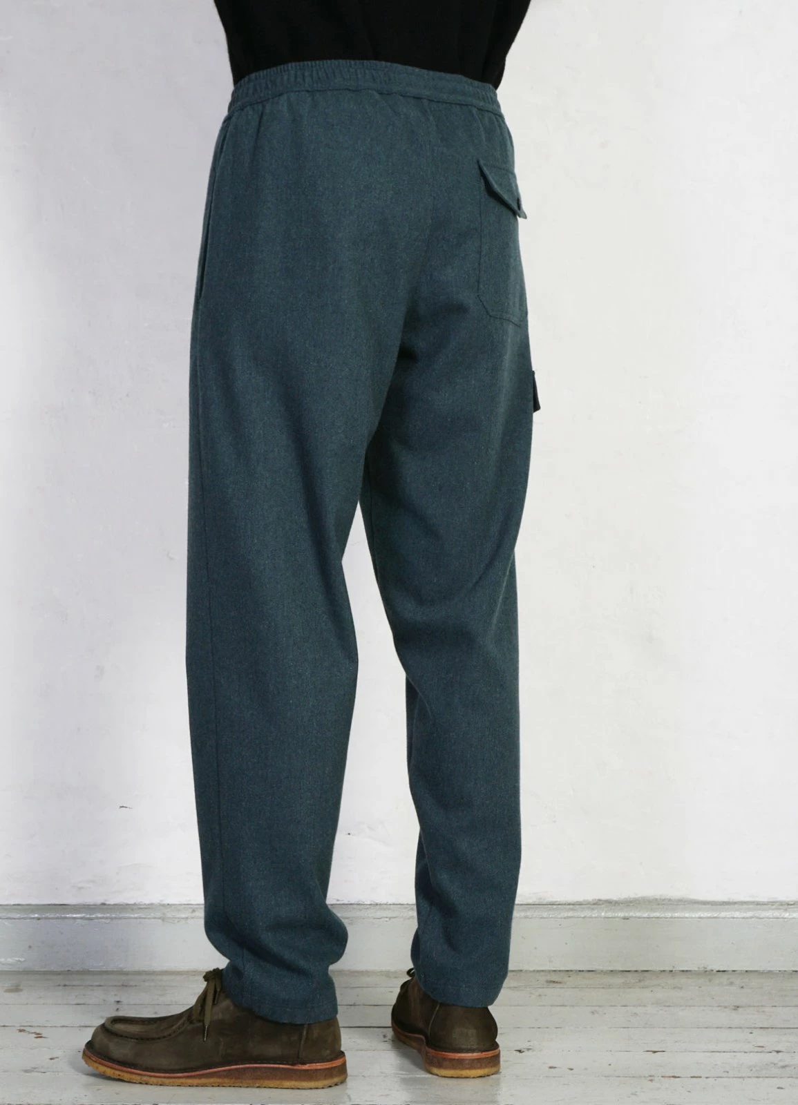 HANSEN GARMENTS JIMMY | Casual Cargo Drawstring Pants | Moss Green - Image 3